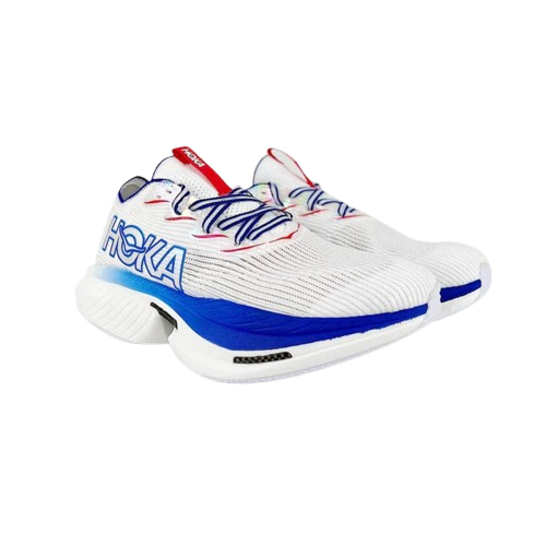 Hoka Cielo X1 Unissex - White/Virtual Blue