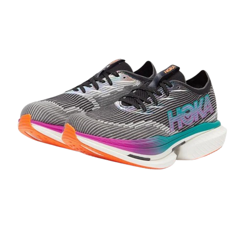 Hoka Cielo X1 Unissex - Preto/Electric Aqua