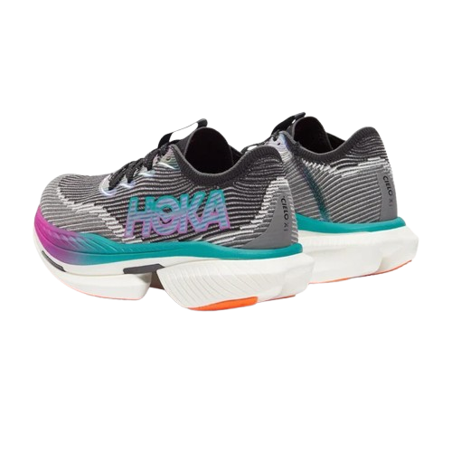 Hoka Cielo X1 Unissex - Preto/Electric Aqua