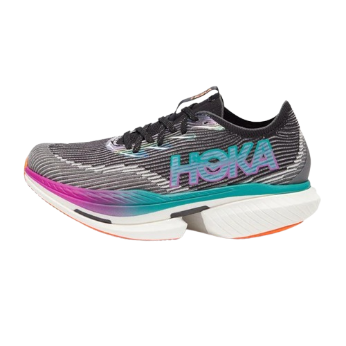Hoka Cielo X1 Unissex - Preto/Electric Aqua