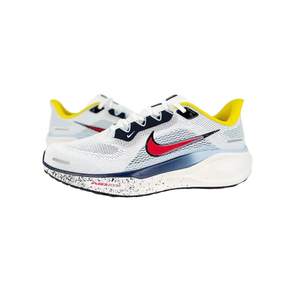 Nike Air Zoom Pegasus 41 - Branco/Azul/Amarelo/Vermelho