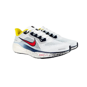 Nike Air Zoom Pegasus 41 - Branco/Azul/Amarelo/Vermelho
