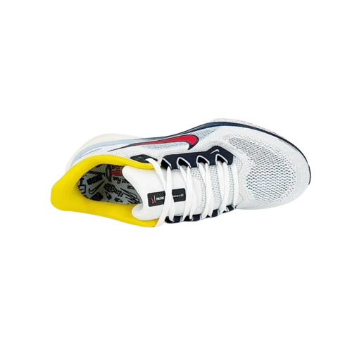 Nike Air Zoom Pegasus 41 - Branco/Azul/Amarelo/Vermelho