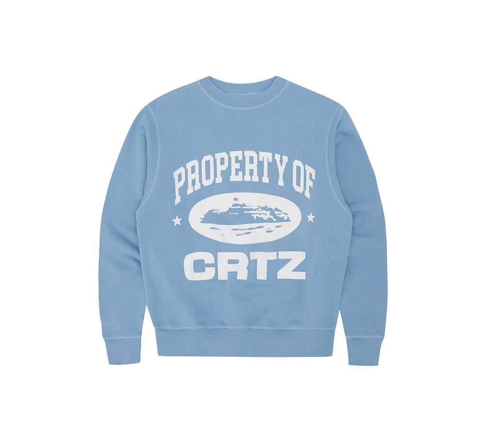 Corteiz  Property Sweatshirt - Baby Blue