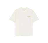 T-Shirt ALLSAINTS Underground Oversized Crew Neck - WHITE/Orange