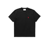 Ami Paris Small Red Ami De Coeur - Black