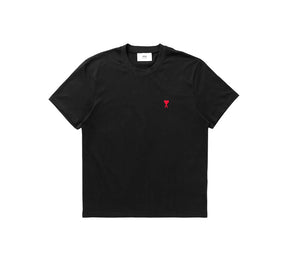 Ami Paris Small Red Ami De Coeur - Black