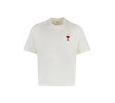 AMI A HEART TEE - VANILLA