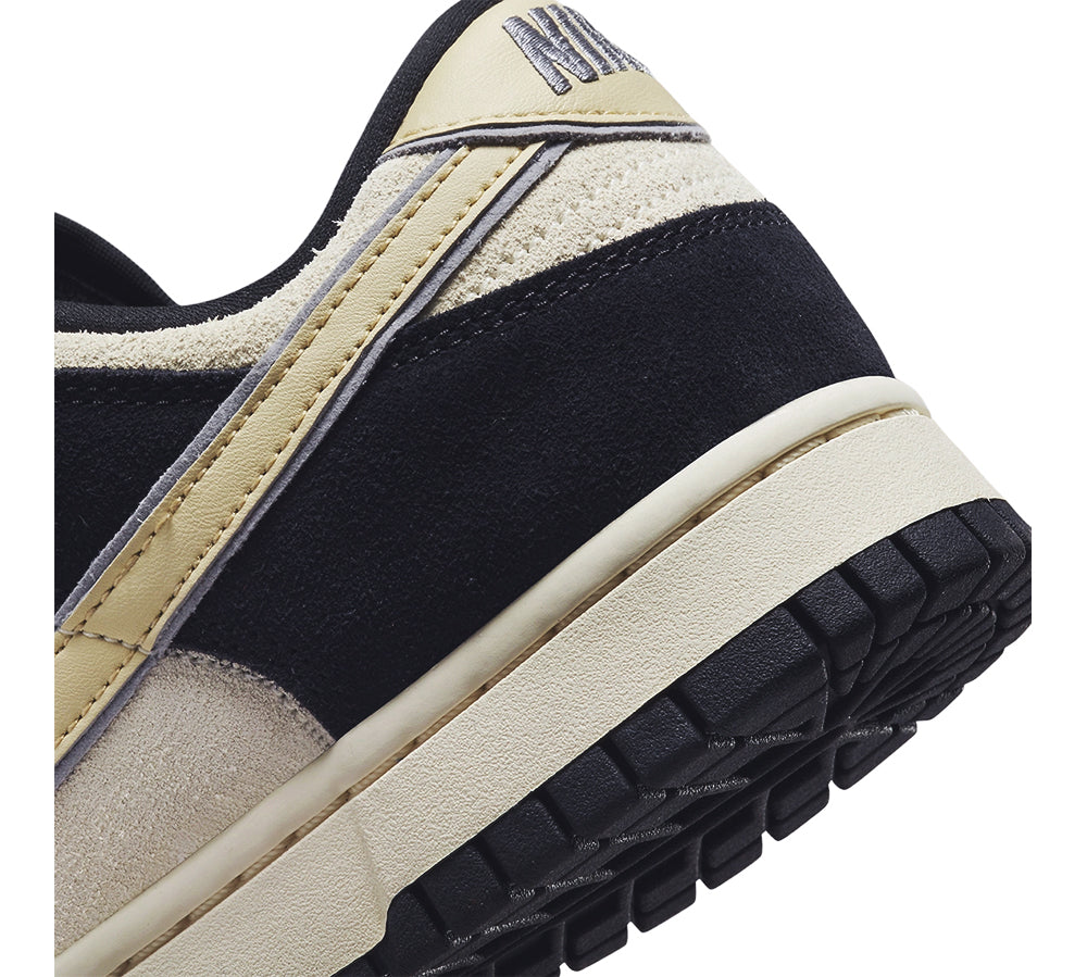 Nike Dunk Low LX - Black Suede Team Gold