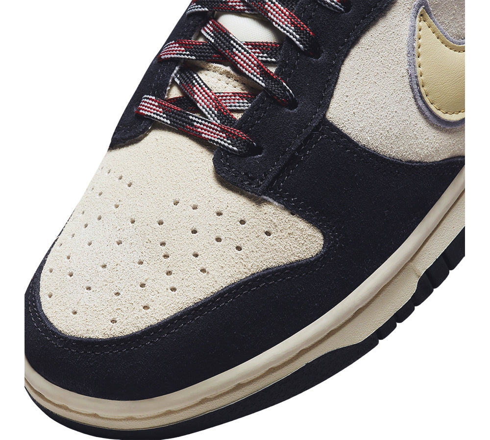 Nike Dunk Low LX - Black Suede Team Gold