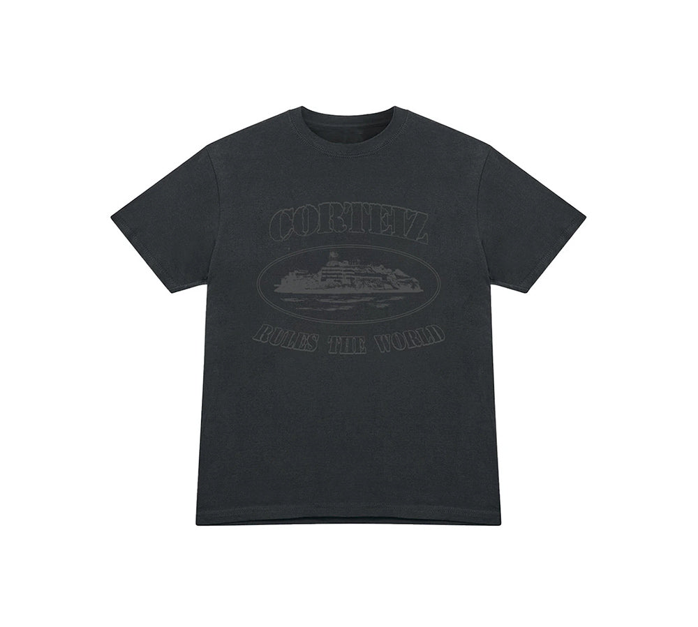 Corteiz OG Alcatraz Tee - Triple Black