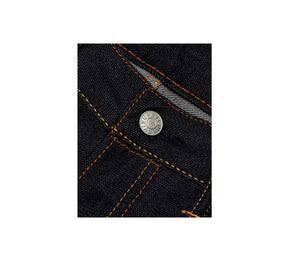 Evisu Ecru Brushstroke Daicock - Slim Straight Fit Jeans