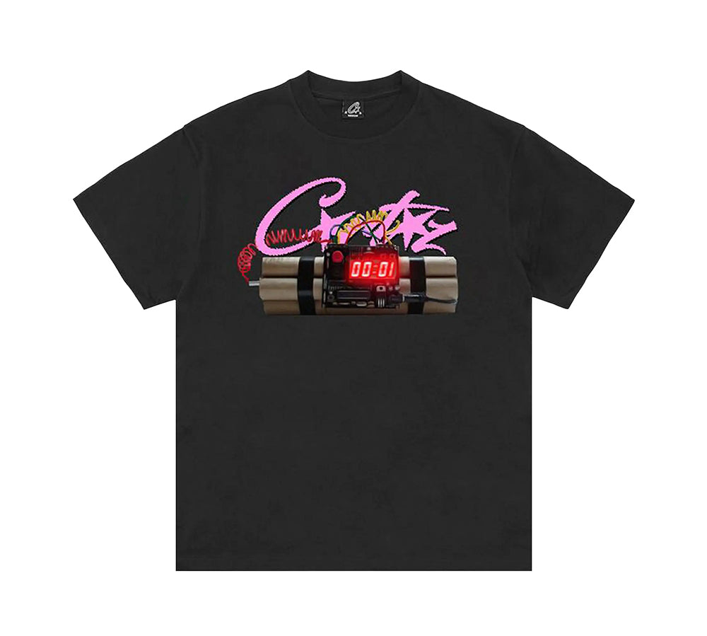 Corteiz No Time 4 Luv Tee - Black
