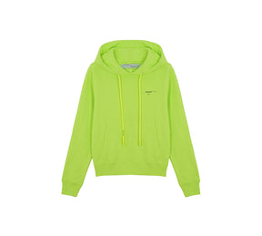 OFF-WHITE Seasonal Logo Print Hoodie - Fluo Yellow/Black