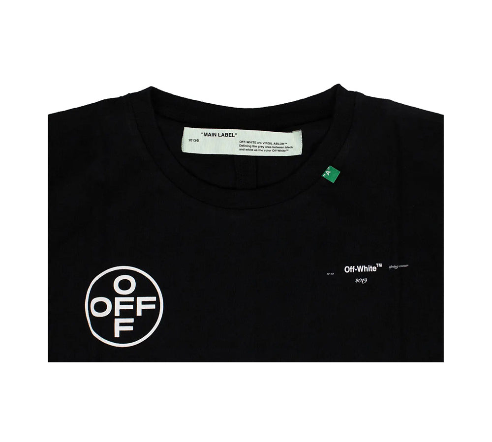 Off-White Stencil S/S Over T-Shirt - Black