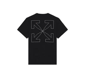 Off-White OutLine Arr Over s/s Tee - Black
